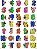 Matriz Bordado Alfabeto Flintstones - Imagem 3