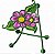 Matriz Bordado Alfabeto Floral 4 - Imagem 1
