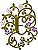 Matriz Bordado Alfabeto Floral Alegre - Imagem 5