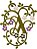 Matriz Bordado Alfabeto Floral Alegre - Imagem 1