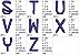 Matriz Bordado Alfabeto Fonte Andrew - Imagem 3