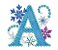 Matriz Bordado Alfabeto Frozen - Imagem 1