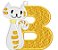 Matriz Bordado Alfabeto Gatinho Lindo - Imagem 2