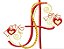 Matriz Bordado Alfabeto Love - Imagem 1
