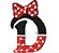 Matriz Bordado Alfabeto Minnie Laço - Imagem 7