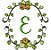 Matriz Bordado Alfabeto Moldura Floral 2 - Imagem 5