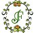 Matriz Bordado Alfabeto Moldura Floral 2 - Imagem 6