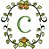 Matriz Bordado Alfabeto Moldura Floral 2 - Imagem 3