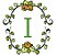 Matriz Bordado Alfabeto Moldura Floral 2 - Imagem 9