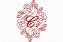 Matriz Bordado Alfabeto Moldura Rosas Redwork - Imagem 3