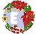 Matriz Bordado Alfabeto Natal Florido - Imagem 5
