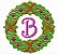 Matriz Bordado Alfabeto Natal Guirlanda - Imagem 2