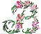 Matriz Bordado Alfabeto Ponto Cruz Floral Lindo - Imagem 2
