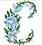 Matriz Bordado Alfabeto Ponto Cruz Floral Lindo - Imagem 3