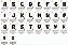 Matriz Bordado Alfabeto Smile - Imagem 2