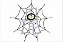 Matriz Bordado Alfabeto Teia De Aranha - Imagem 1