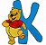 Matriz Bordado Alfabeto Ursinho Pooh - Imagem 1