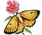 Matriz Bordado Borboleta Com Flores - Imagem 10