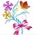 Matriz Bordado Borboletas Com Flores - Imagem 7