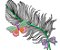Matriz Bordado Borboletas Com Plumas - Imagem 9