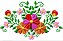 Matriz Bordado Borboletas e Flores - Imagem 8