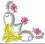 Matriz Bordado Canto Borboletas Com Flores - Imagem 4