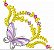 Matriz Bordado Canto Borboletas Com Flores - Imagem 8