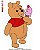 Matriz Bordado Ursinho Pooh Alegre - Imagem 2
