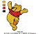 Matriz Bordado Ursinho Pooh Alegre - Imagem 1