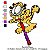 Matriz Bordado Garfield  4 - Imagem 8