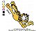 Matriz Bordado Garfield 1 - Imagem 2