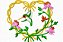 Matriz Bordado Beija-flor Na Moldura Com Flores - Imagem 6
