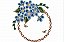 Matriz Bordado Moldura Circular Floral - Imagem 2