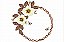 Matriz Bordado Moldura Circular Floral - Imagem 10