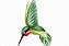 Matriz Bordado Beija-flor Rippled Alegre - Imagem 4