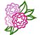 Matriz Bordado Aplique Flores Lindas - Imagem 2