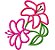 Matriz Bordado Aplique Flores Lindas - Imagem 3