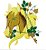 Matriz Bordado Cavalo Lindo Com Flores - Imagem 6