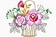 Matriz Bordado Cestas De Flores - Imagem 4
