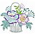 Matriz Bordado Cestas De Flores - Imagem 2