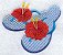 Matriz Bordado Chinelo Com Flores - Imagem 4