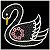 Matriz Bordado Cisne Com Flores - Imagem 8