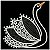 Matriz Bordado Cisne Com Flores - Imagem 6