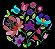 Matriz Bordado Lindas Flores Mexicanas - Imagem 2