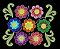 Matriz Bordado Lindas Flores Mexicanas - Imagem 3