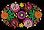 Matriz Bordado Lindas Flores Mexicanas - Imagem 1