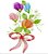 Matriz Bordado Lindas Flores Rippled Grandes - Imagem 2