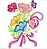 Matriz Bordado Lindas Flores Rippled Grandes - Imagem 4