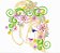 Matriz Bordado Mulher Com Flores - Imagem 3