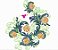 Matriz Bordado Mulher Com Flores - Imagem 8